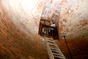 inside the Moseley icehouse